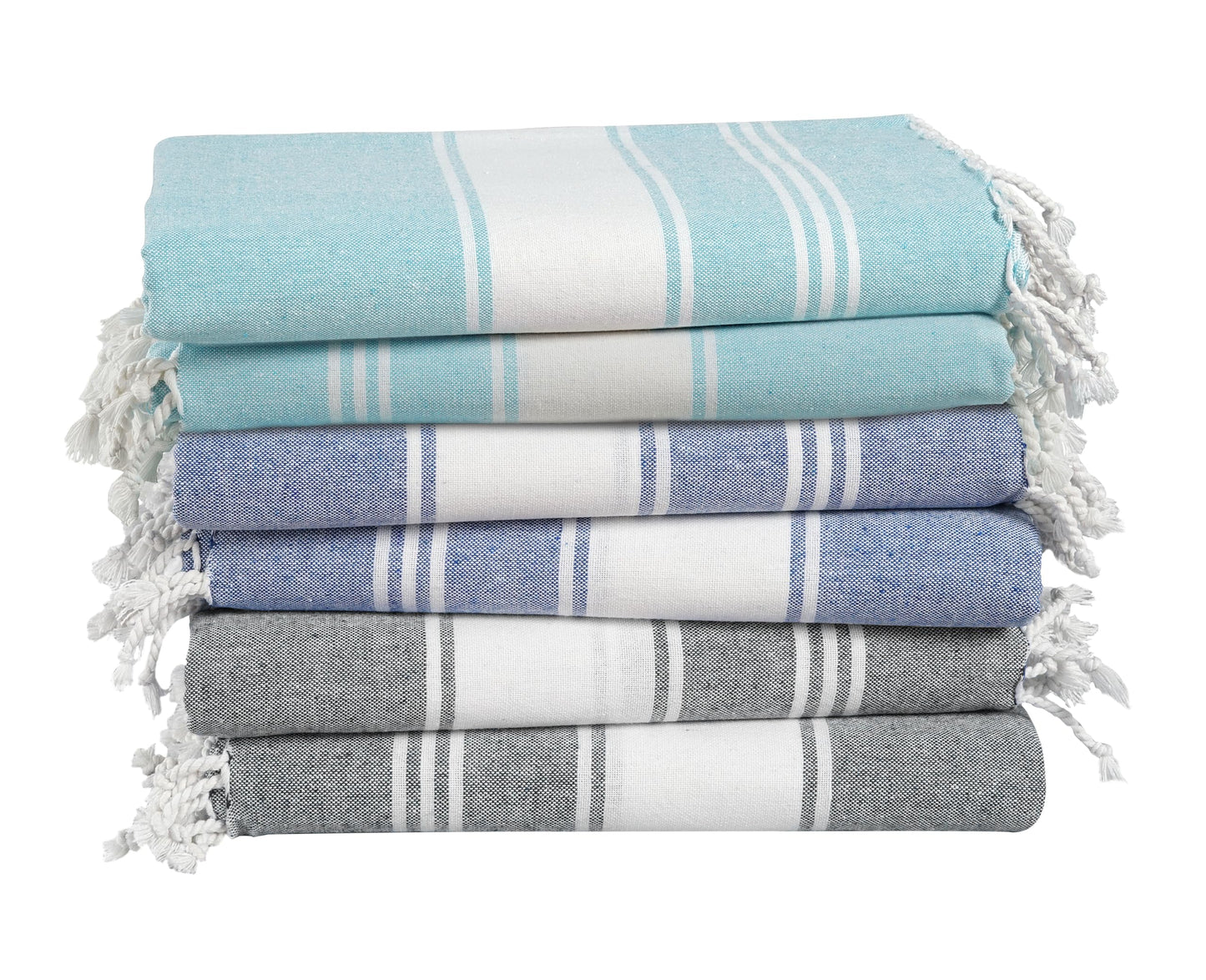 Beach Towels 6 Pack, Bulk, Oversized, Pool Towels,Yoga,Blanket, for Adults, Pre-Washed, Sand Free, Beach Towel, Fast Drying 39"x71"